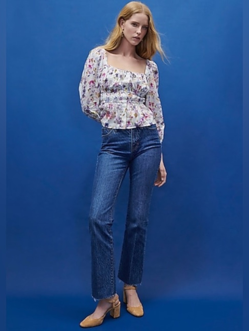 NWT J.Crew $128 Petite full-length demi-boot jean in Kamari wash